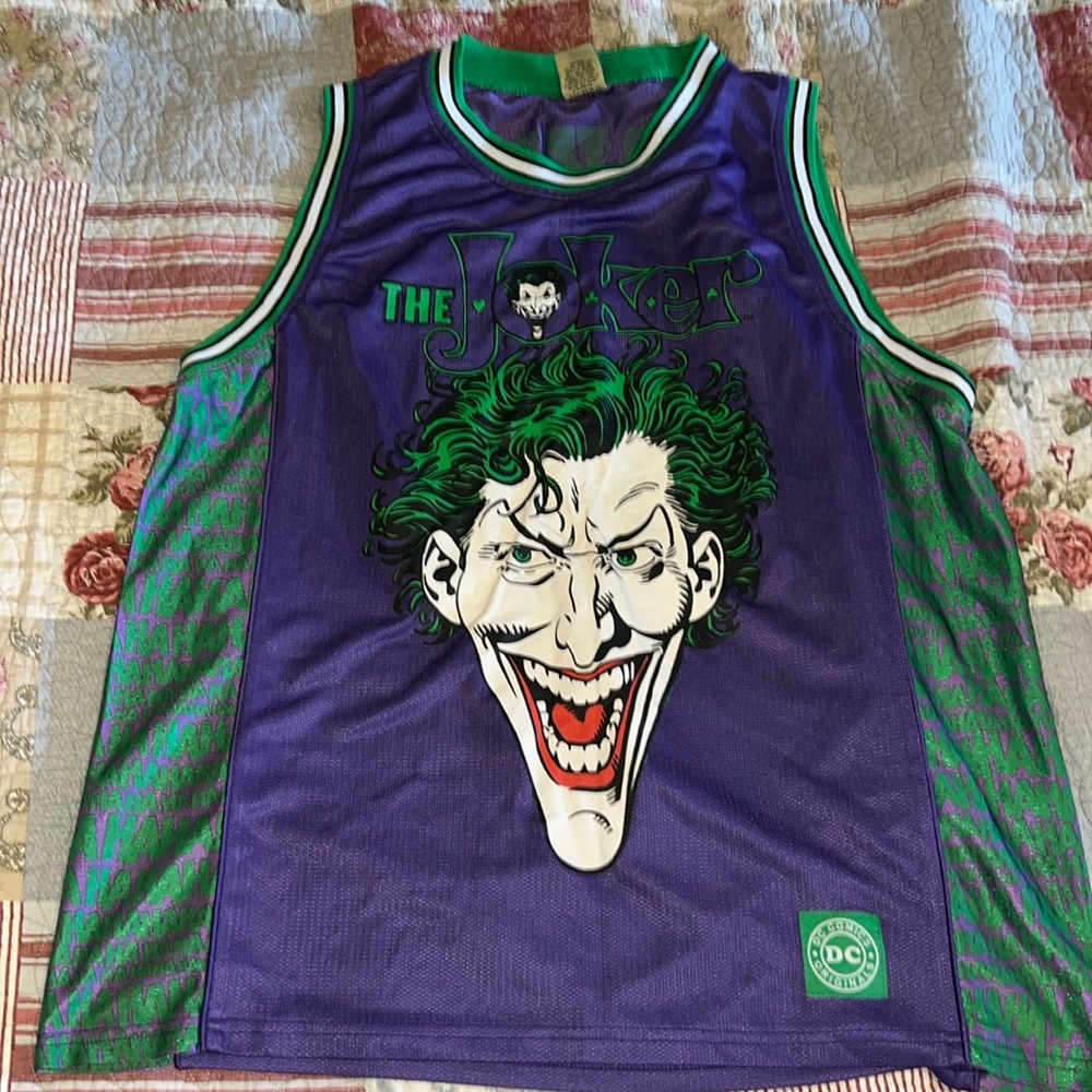 DC Comics the Joker basketball jersey XL